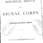 Historical Sketch of the Signal Corps cover