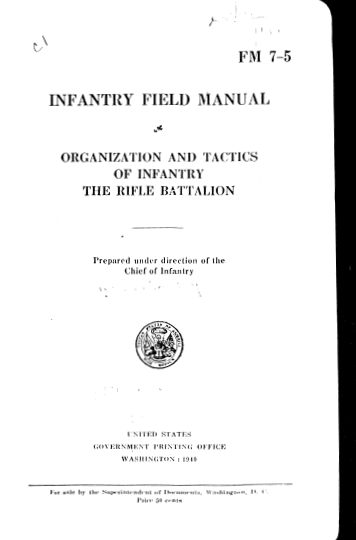 Infantry Field Manual cover