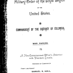 Military Order of the Loyal Legion of the United States, A NCO Interview with President Lincoln cover