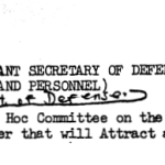 Memorandum for the Assistant Secretary of Defense intro