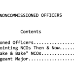 Noncommissioned Officers Bibliography title