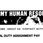 Special Duty Assignment Pay header