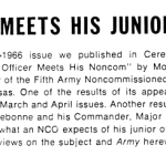 The NCO Meets His Junior Officer intro
