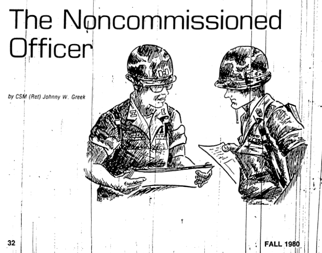 The Noncommissioned Officer - NCO Historical Society