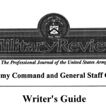 Military Review Writer's Guide title