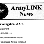 Army Investigation at APG title