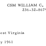 CSM William C. Dials title