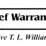 Chief Warrant Officer Five T.L. Williams title