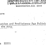 MOS Evaluation and Proficiency Pay Policies - The Sergeant Major of the Army title