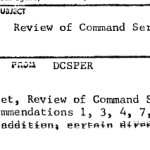 Review of Command Sergeant Major Program intro