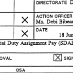 Review and Decision for Request for Special Duty Assignment Pay (SDAP) for Command Sergeants Major header