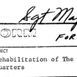 Rehabilitation of The Sergeant Major of the Army's Quarters title