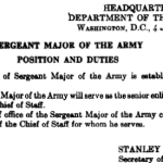 Sergeant Major of the Army Position and Duties header