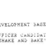 Skill Development Base (SDB) Noncommissioned Officer Candidate Course (NCOCC) "Shake and Bake" title