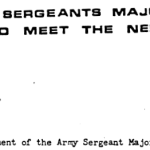 The Army's Sergeant Majors Make a Proposal to Meet the Need title